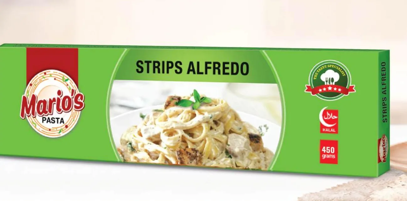 Strips Alfredo box pack