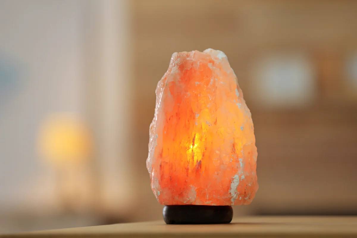 Decorative Himalayan salt lamps candle holders bricks tiles and gift items
